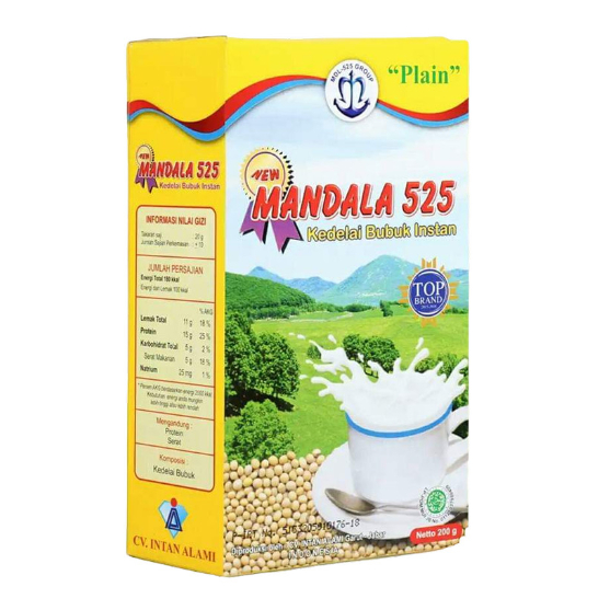 

SUSU KEDELAI BUBUK INSTAN NEW MANDALA 525 PLAIN 200 GR