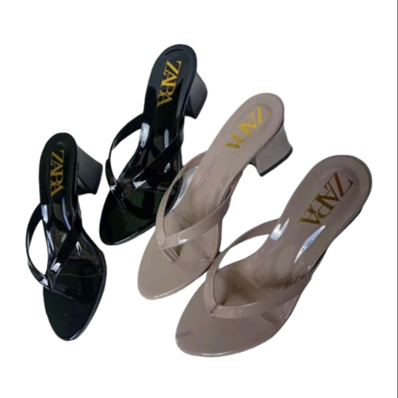Nk 99 - ZARA Heels  Sandal wanita Hak 5 cm