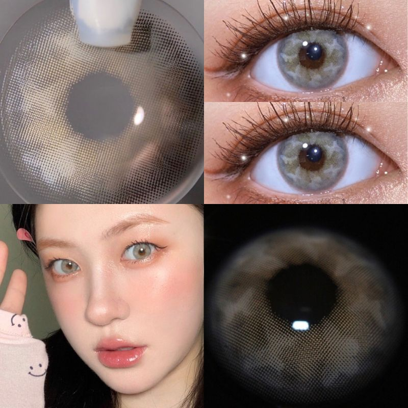 [✅COD] MYSTICEYES SOFTLENS TWILIGHT SERIES GOLDEN HAZEL COLORED LENSES 14.0-14.5mm LENSA KONTAK WARNA-Butterfly Gray 14.0