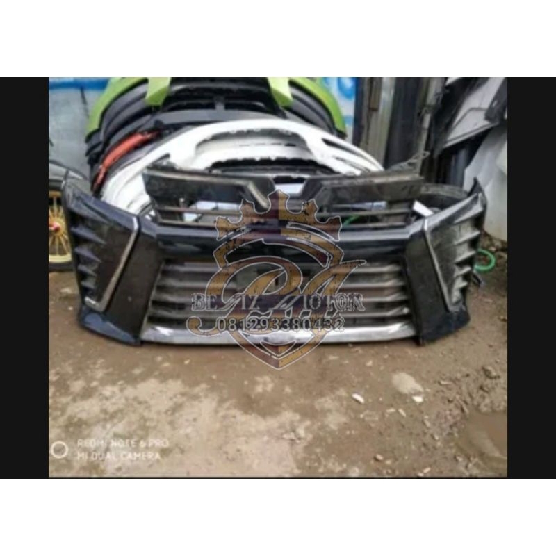 Bemper Bumper Depan Toyota Voxy Set Berikut Grill