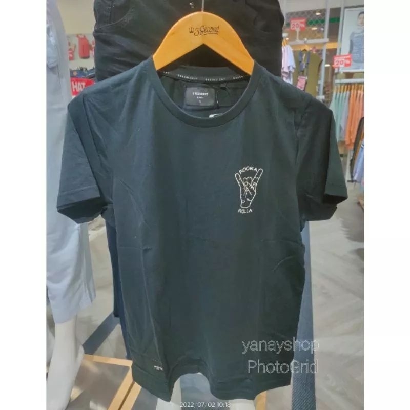 kaos pria 3second original motif simple