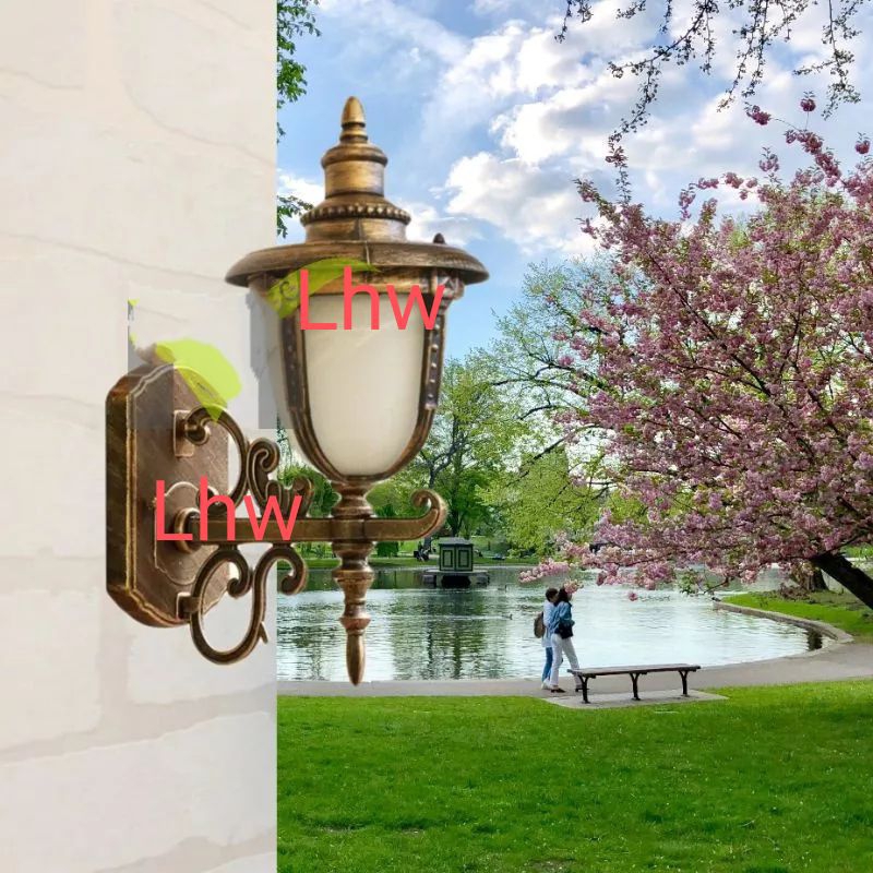 Lampu dinding klasik waterproof indoor outdoor dekorasi taman,cafe,hotel,resto,balkon 1031c