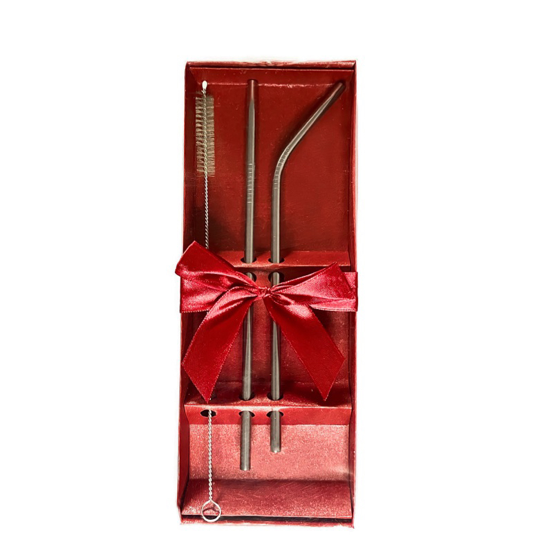 Sedotan stainless souvenir pernikahan sedotan besi