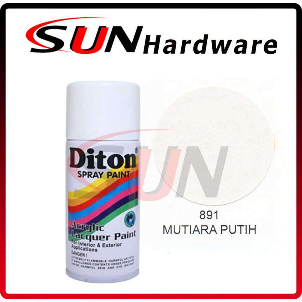 Pilox DITON 300 cc Mutiara Putih 891 Pilox Pylox Cat Semprot