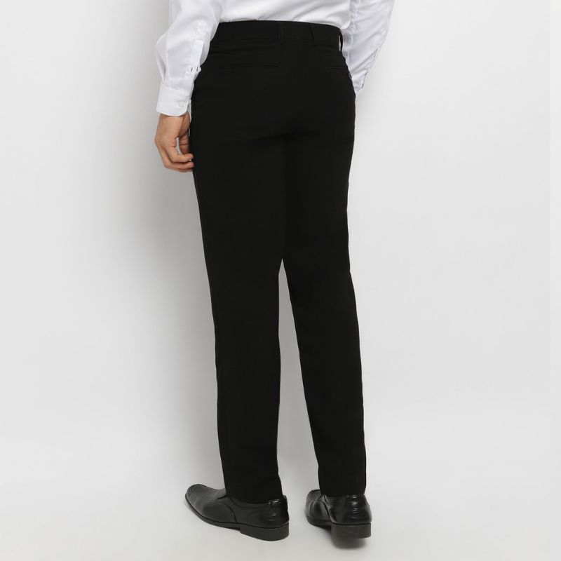 BEST SELLER Youngsung Exclusive - Set Jas Celana Pria Hitam Slim Fit