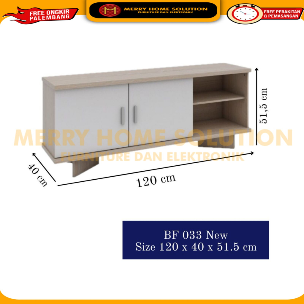 Buffet tv minimalis / meja tv Bf 003 / rak tv furniture palembang