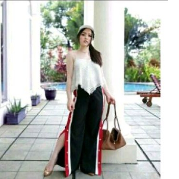 pl pant celana kancing scuba