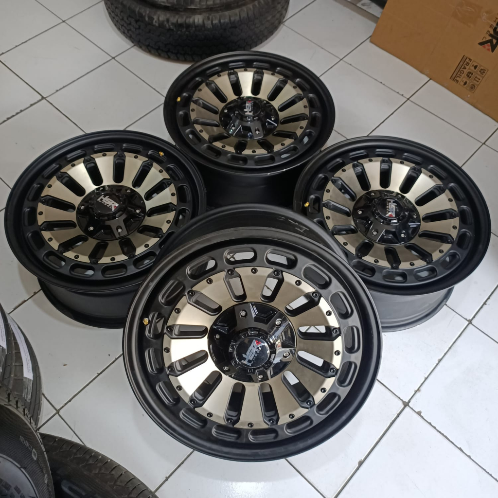 velg mobil second HSR MYTH07 ring 18 hole 6x139 buat triton hilux everes