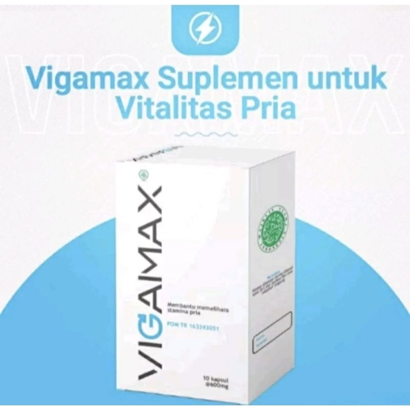 Vigamax asli original suplemen penambah stamina pria Bpom