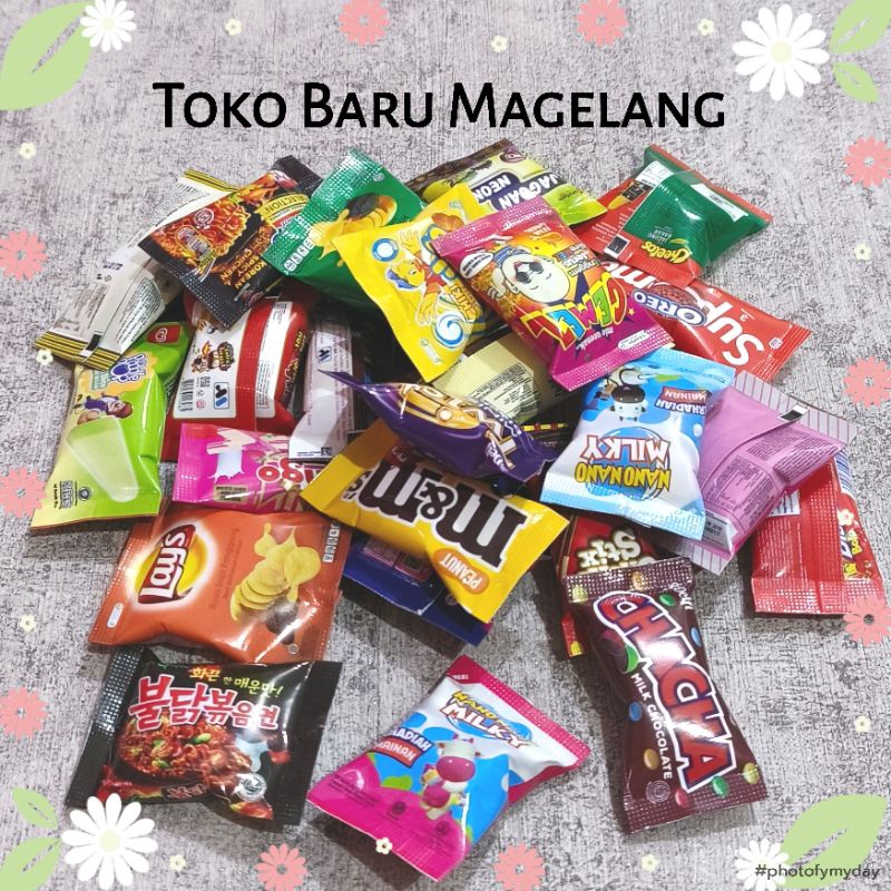 Magnet Kulkas Miniatur Snack