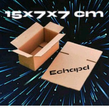 

Kardus packing 15x7x7 cm luar polos dalam ada tulisan