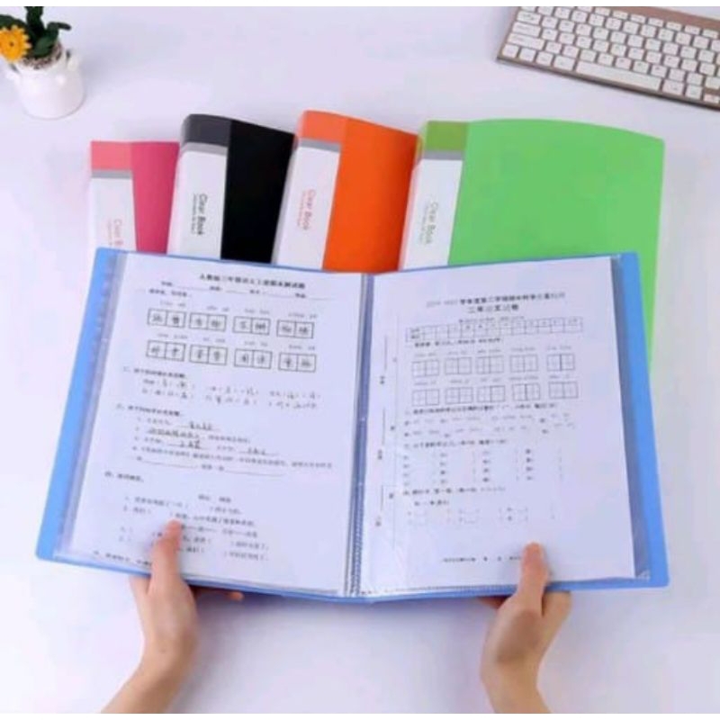 

MS Map plastik/clear holder/file dokumen keeper A4 40 lembar