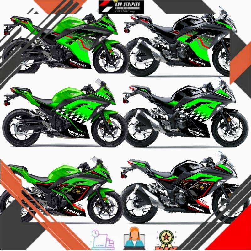 Striping Kawasaki Ninja 250FI Old Variasi