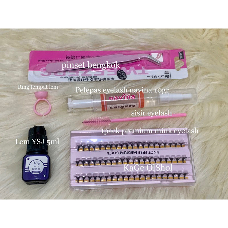 Paket Komplit Premium Mink eyelash