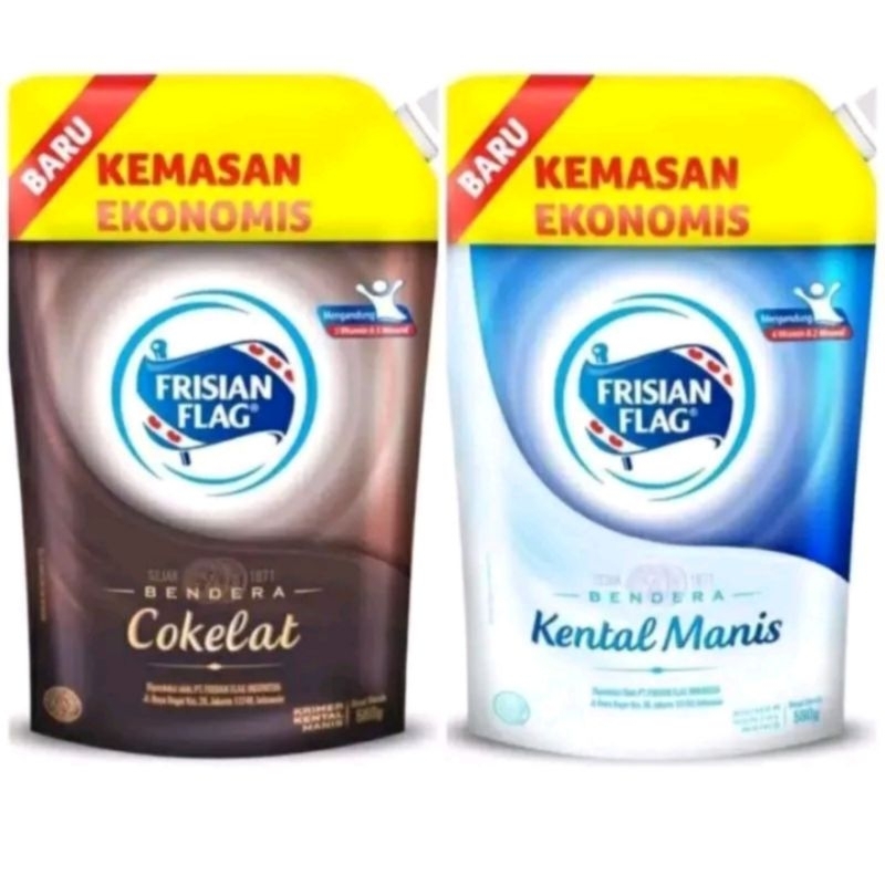 

Frisian Flag Bendera Kental Manis Pouch 545gr
