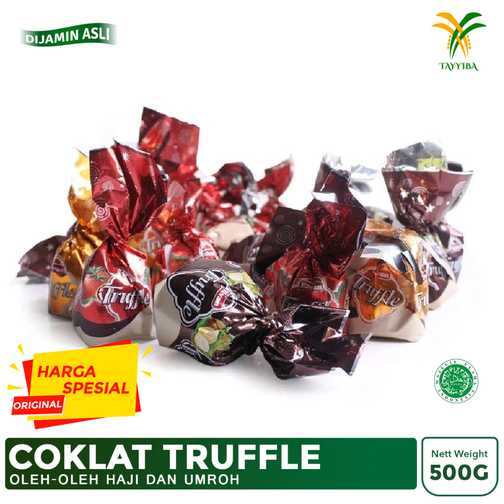 

Sekar_Shop07 Coklat Turki Truffle Coklat Variasi Rasa Mix Oleh-Oleh Haji Dan Umroh 500G