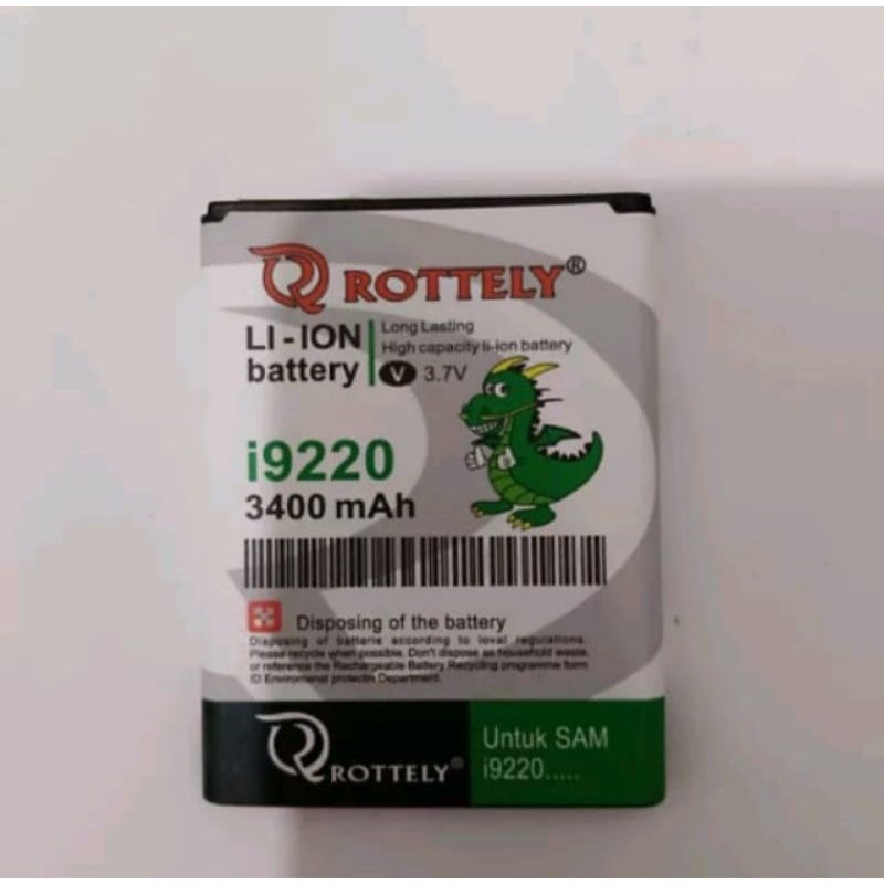 19220 BATERAI SAMSUNG GALAXY NOTE 1 N7000 19220-19228 3400 MAH