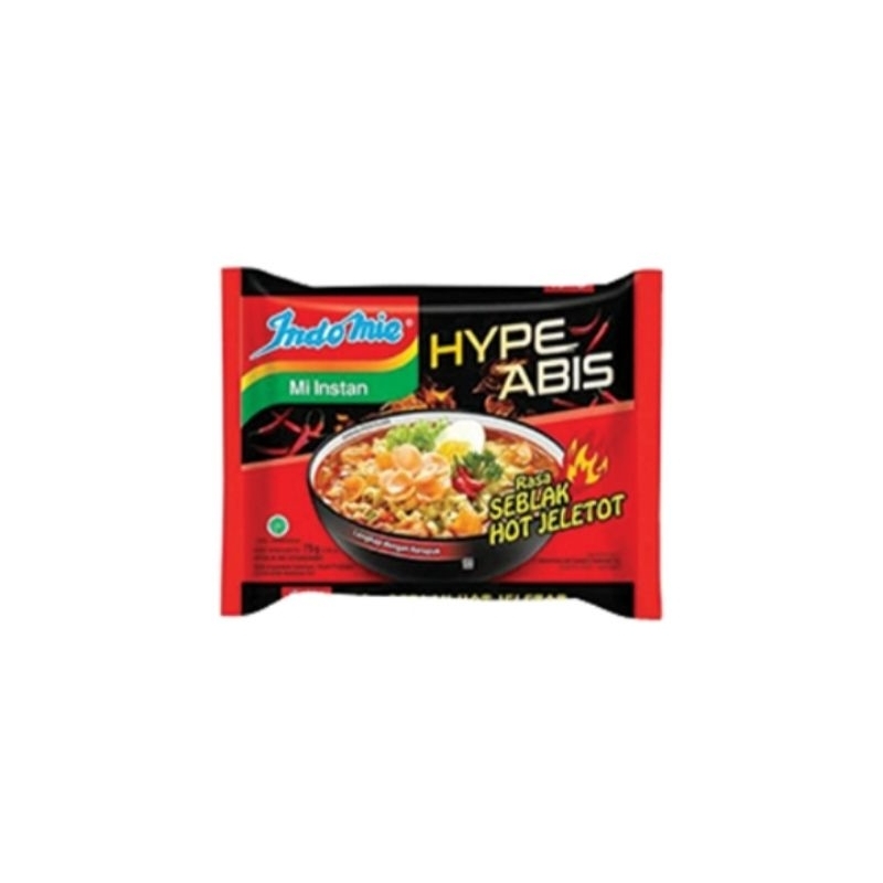

INDOMIE HYPE ABIS SEBLAK HOT JELETOT