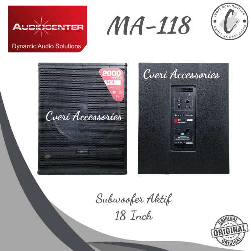 Audiocenter MA118 Subwoofer Aktif 18 Inch Original Audio Center MA-118