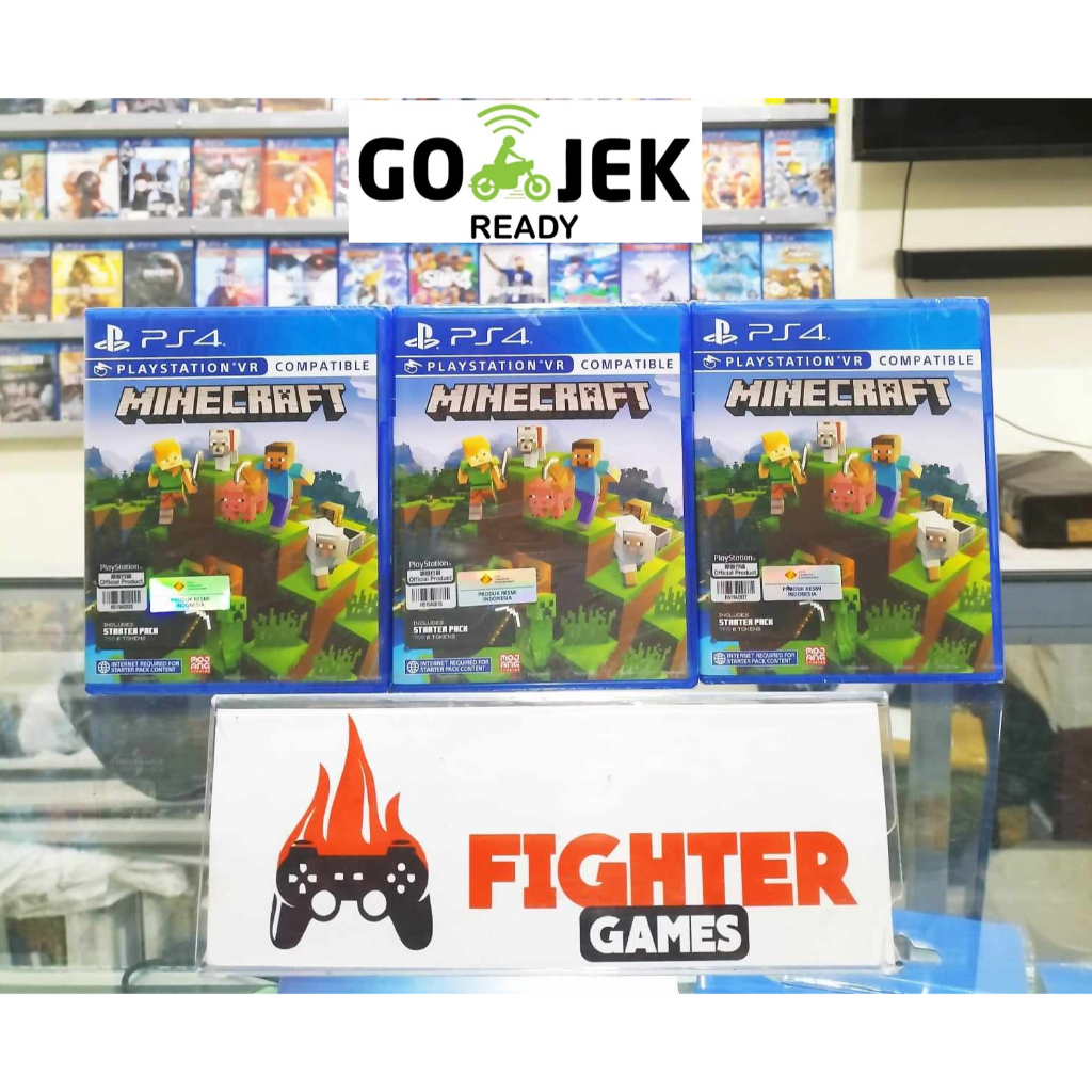 [JOGJA] Minecraft Starter Pack Kaset PS4 PlayStation 4 ps 4