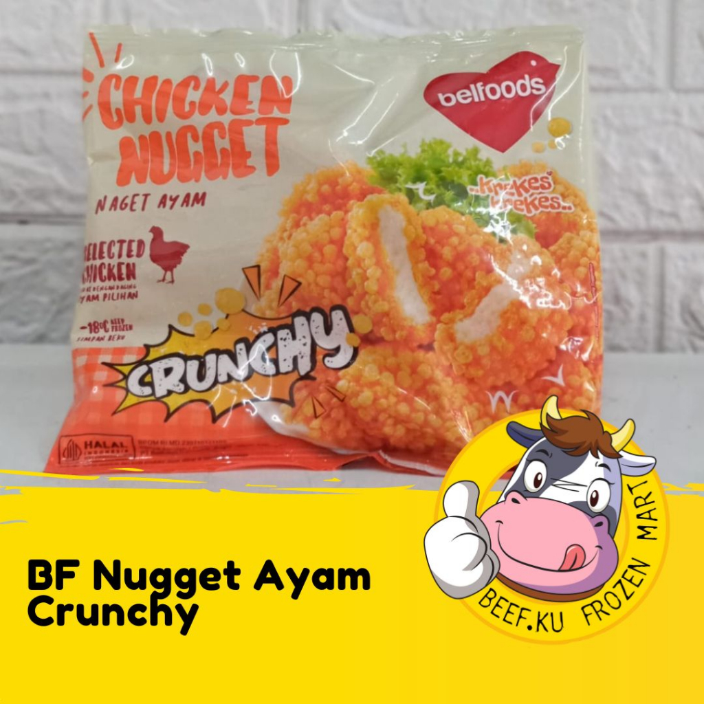 

Belfood - Nugget Ayam Cruncy 140GR Frozen Food Halal