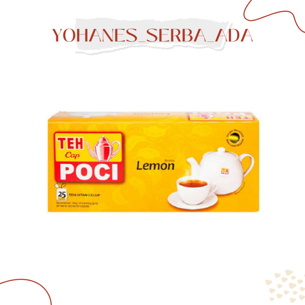 

TEH CELUP LEMON CAP POCI 25 BAG TEA