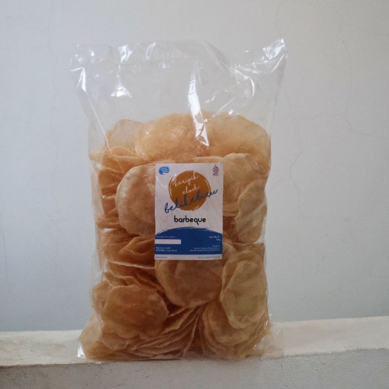 

Keripik Kaca / Keripik Elod / Keripik Pedas (Barbeque) Belikebiru (250gram)