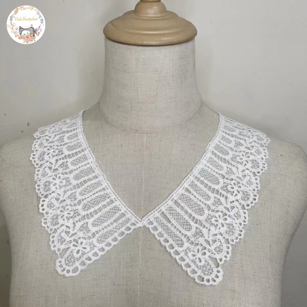 Aplikasi Kerah Anak/Aplikasi Kerah Renda Jahit Baju