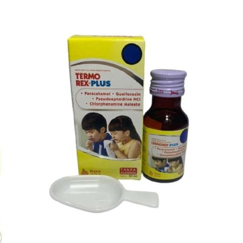 TERMOREX PLUS sirup obat batuk disertai pilek untuk anak rasa jeruk
