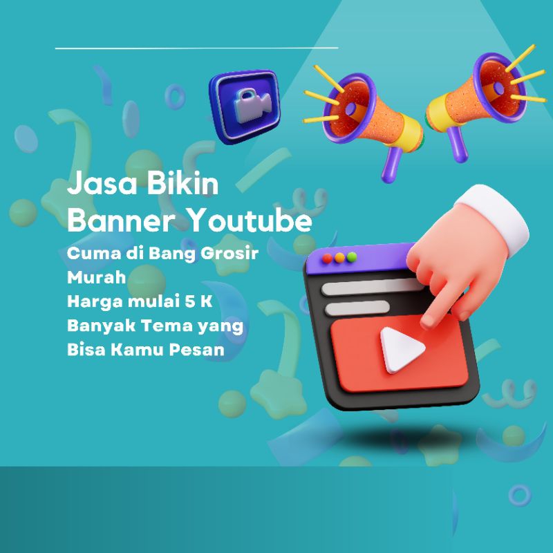 jasa desain banner youtube