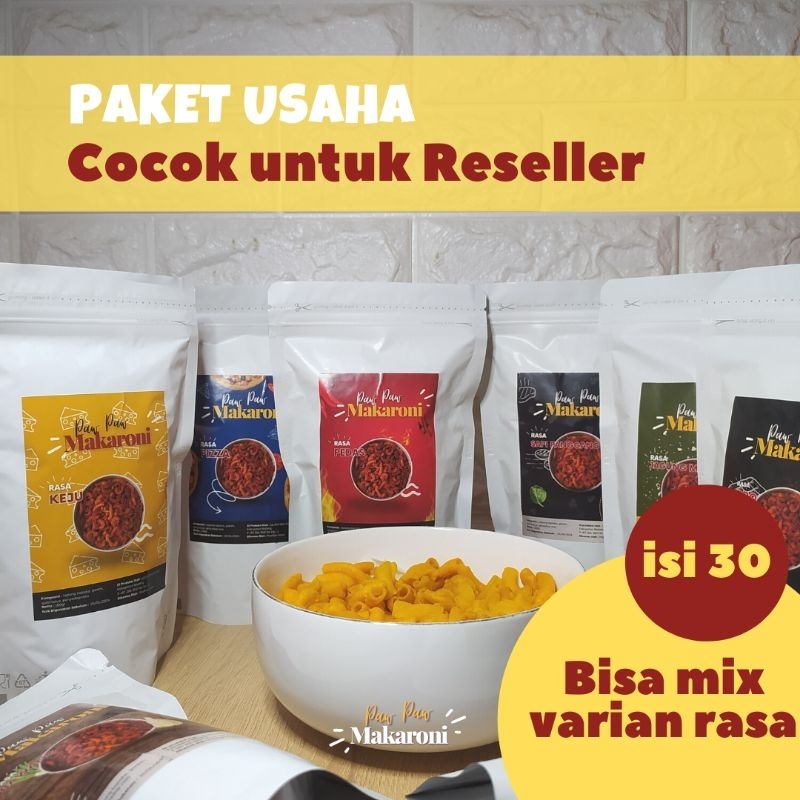 

Paket Usaha Reseller Makaroni PawPaw 30 pcs (PAKET SUPER HEMAT EKSTRA)