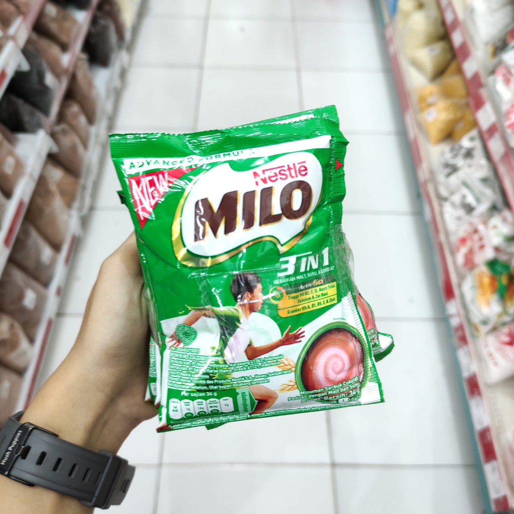 

MILO 3IN1 34GR RTG - SUSU COKLAT - MILO