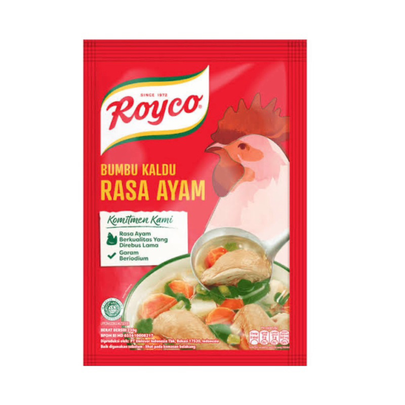 

ROYCO AYAM / KALDU ROYCO RASA AYAM UKURAN 220gram