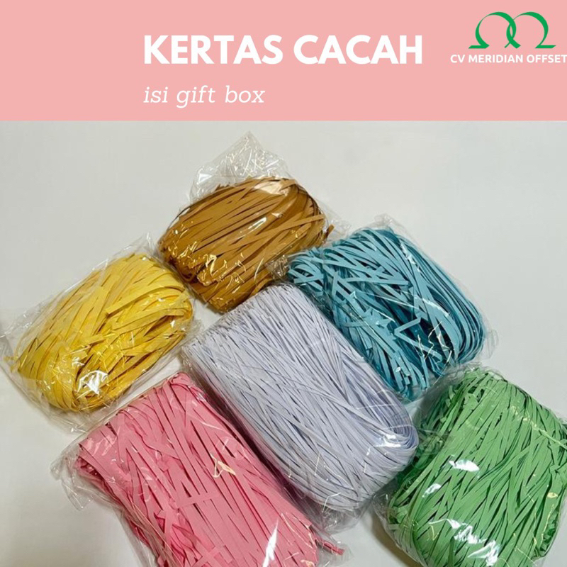 

Kertas serut cacah shredded potong 50 gr kertas packing hampers souvenir packaging online