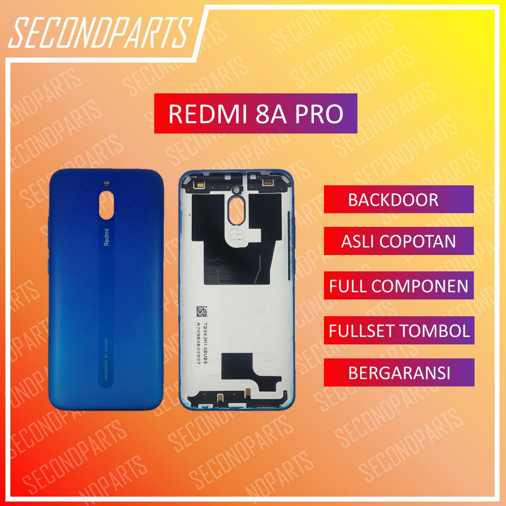 CASING BACKDOOR BACKCOVER COVER BELAKANG REDMI 8A PRO ORIGINAL COPOTAN