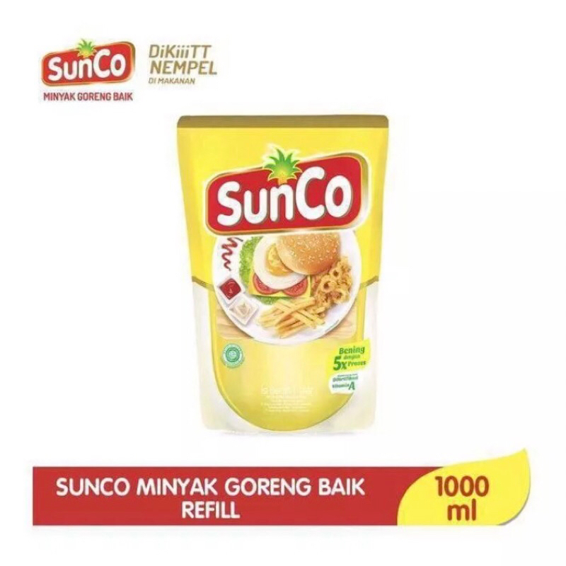 

Minyak Goreng Sunco Kemasan 1 Liter
