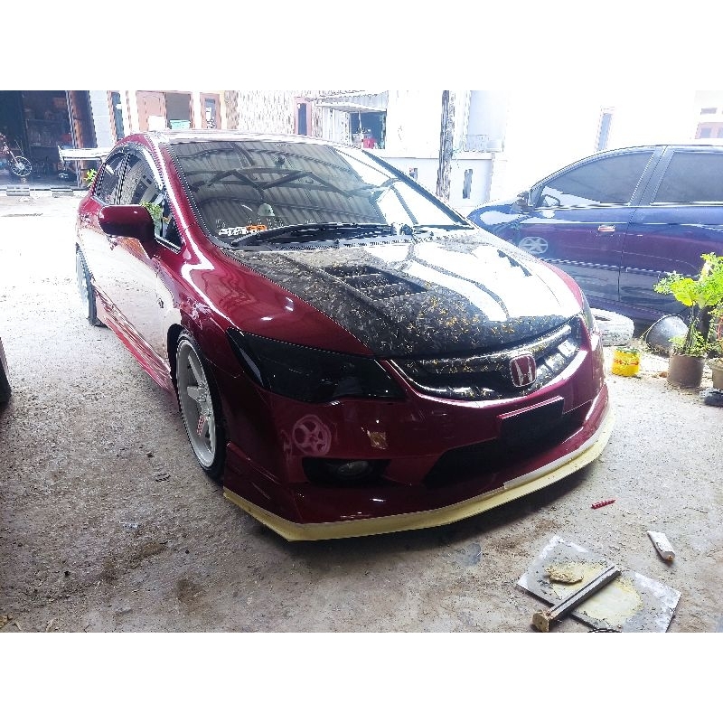 kap mesin mugen type R civic fd forged carbon