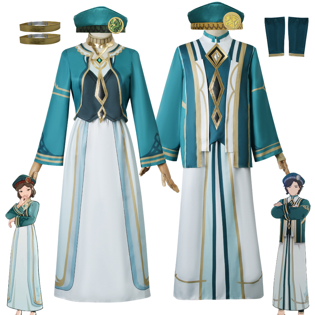 Genshin Impact Sumeru Akademiya Cosplay Costume Uniform Hat Genshin Impact Six Darshans Party Men Wo