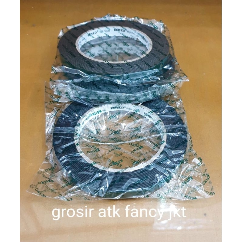 

Double Tape Foam Busa Dua Sisi KENKO 21 mm Hijau ( 5 yard / 4.5 meter ) / Mounting / Selotip