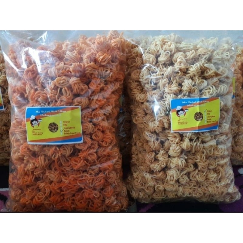 

jajanan camilan mie gulung renyah 500 gram
