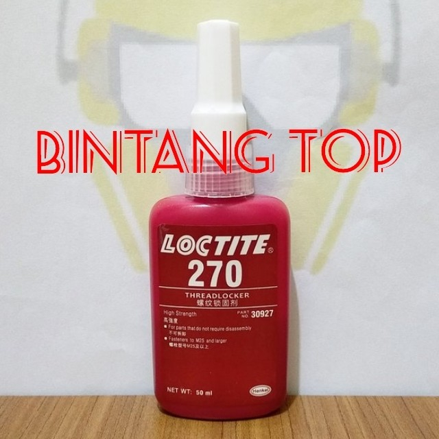 

LOCTITE 270 50ML ORIGINAL - LEM BAUT LOCTITE THREADLOCKER 270 50 ML