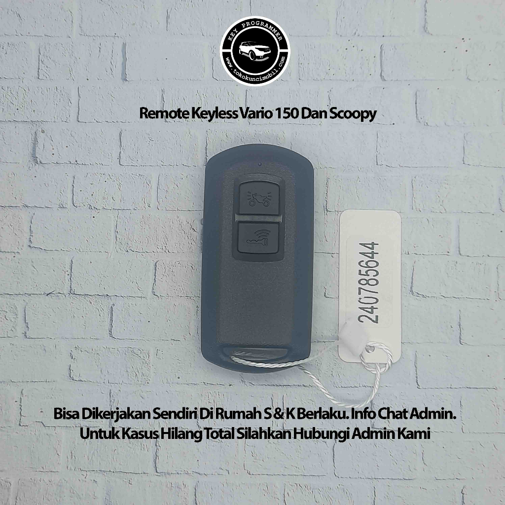 Kunci Remot Keyless Vario 150 Dan Scoopy Bergaransi