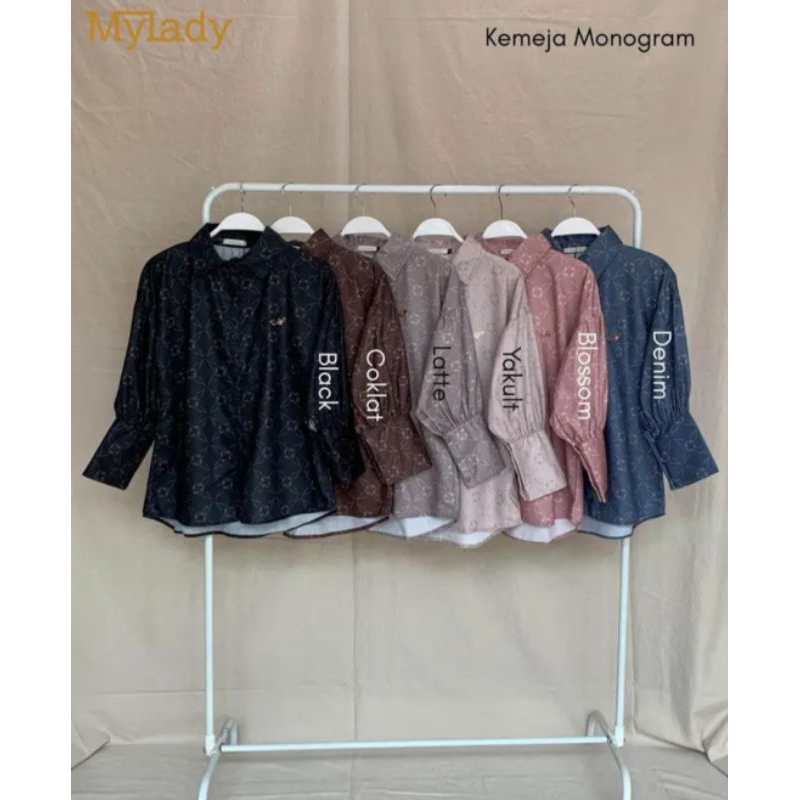 KEMEJA MY LADY MONOGRAM