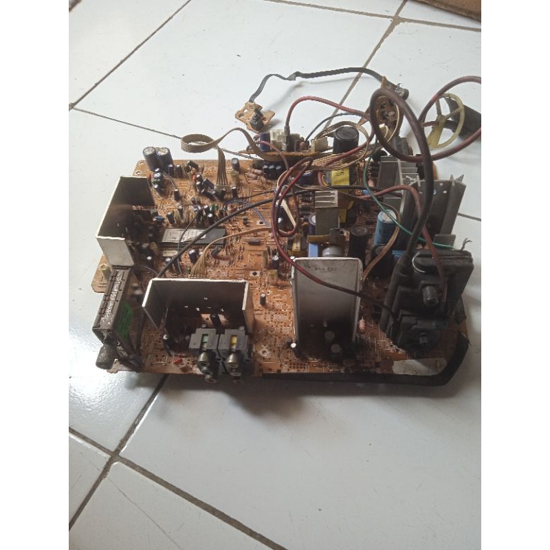 mesin tv polytron xbr slim 21 inchi matot