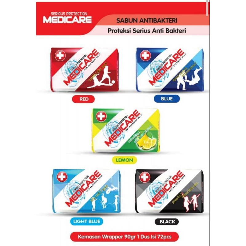 MEDICARE SABUN BATANG 90 Gr ANTI BAKTERI