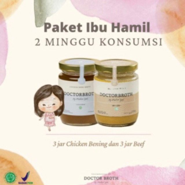 

Paket Ibu Hamil / Persiapan melahirkan Doctor Broth