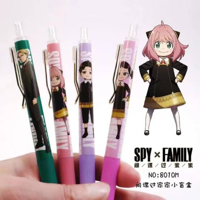 

Pulpen Spy X Family Pen Gel Anya Forger Anime stationery