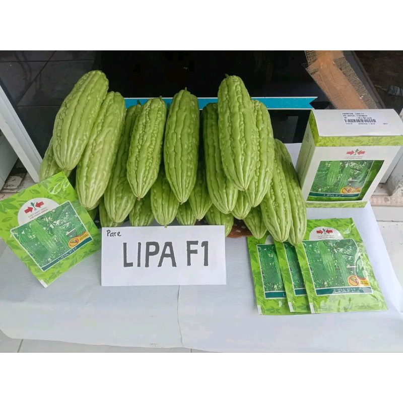 

Benih Pare Paria Lipa F1 Isi Per Sachet 50 butir Expayed. 2025 (Terbaru)/Berkwalitas/Termurah Seindonesia/Perawatan mudah/Tahan Virus Gemini Puret Kriting daun Layu Fusarium/Buah Panjang Lebat Berbobot/Disukai Pasar/Tahan simpan/100% Ori Kemasan Pabrik