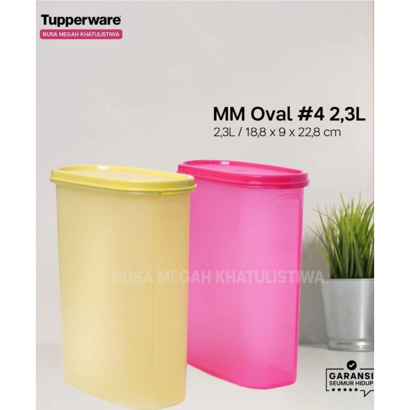 Eceran Mm round & mm oval tupperware