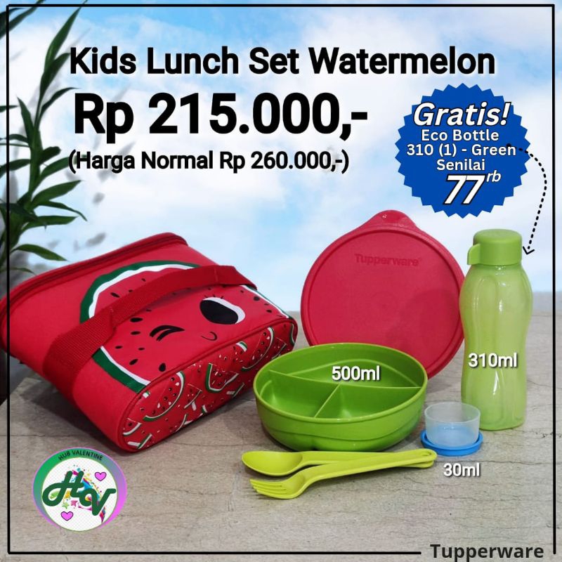 Kids lunch set watermelon&kids lunch set apple tupperware